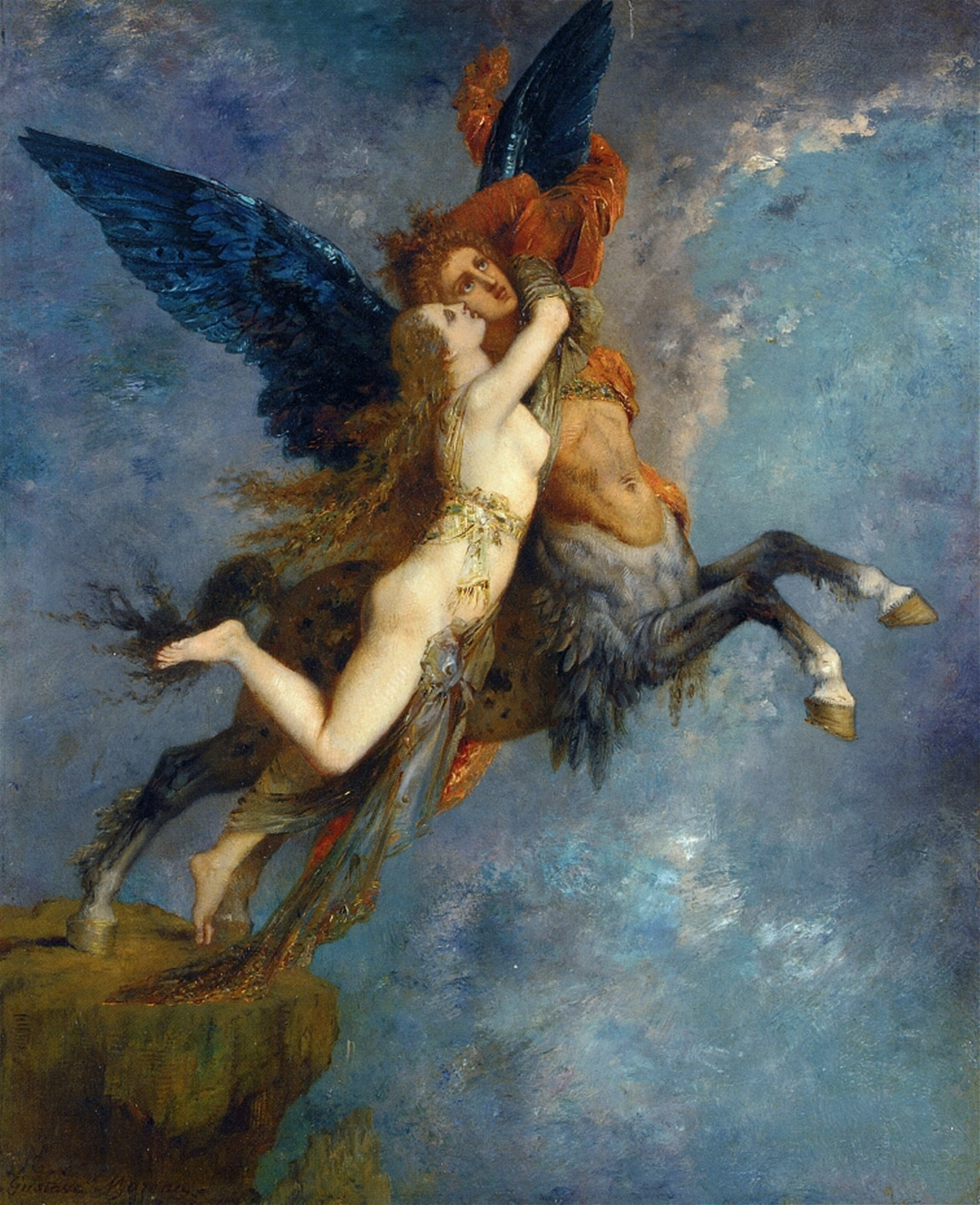 fer1972:  Today’s Classic: Gustave Moreau (1826-1898) 1. Oedipus and the Sphinx