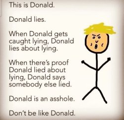 Never be a Donald. Never.  https://www.instagram.com/p/BwqtaTXngTW/?utm_source=ig_tumblr_share&amp;igshid=i9lg334ypwpj