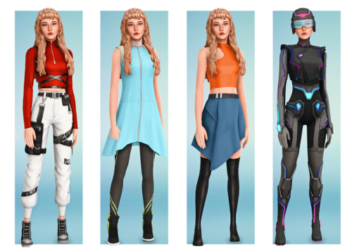 musilizzy: SCI-FI LookbookSo far the biggest lookbook I’ve made! Some futuristic-ish/sci-fi looks fo