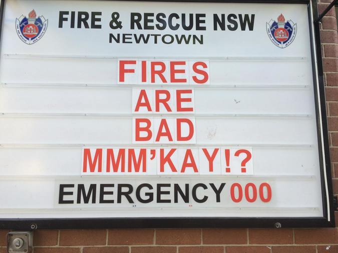 pr1nceshawn:  Message board signs from the  Newtown Fire Station. 