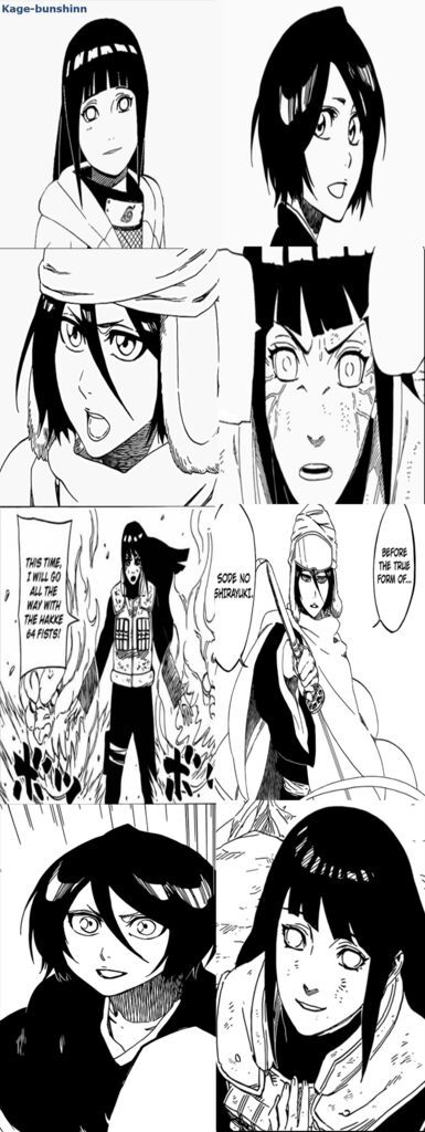 kage-bunshinn:  Favorite female characters: Hinata Uzumaki née Hyuga &amp; Rukia