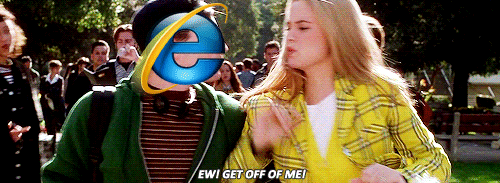 ruinedchildhood:  When Internet Explorer asks to be your default browser.  Too funny and so true