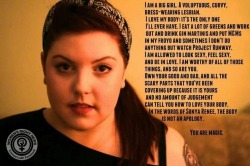 fatandfabulousmermaid:  achubbycupcake:  AND this right here is why I LOVE Mary Lambert   THIS👌