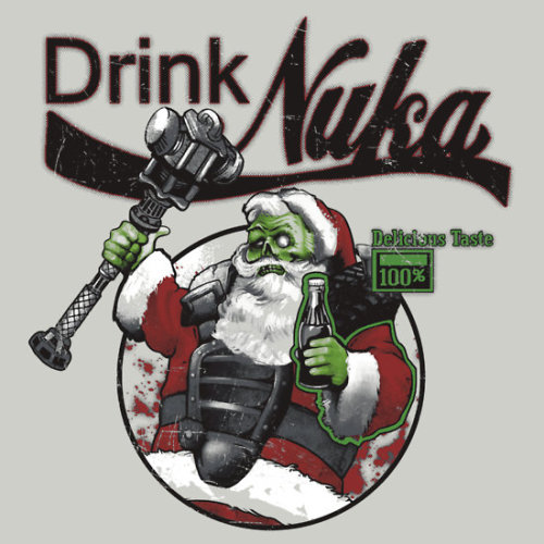 gamefreaksnz:  Fallout 3 Spoof Drink Cold and Refreshing Nuka by jimiyo USD ฬ.02 Follow the artist on Tumblr 