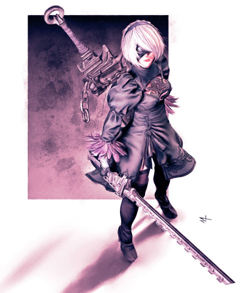 xsirboss:   2b Nier Automata  Marco Turini