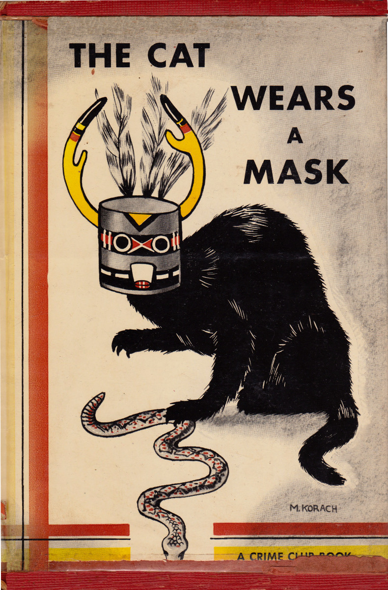 The Cat Wears A Mask, by D.B. Olsen (Doubleday, 1949).From a bookshop on Charing