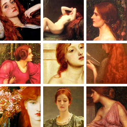 kleinecharlotte:  Art History Meme [4/6] Themes or Series or Subjects ↳ Redheads 