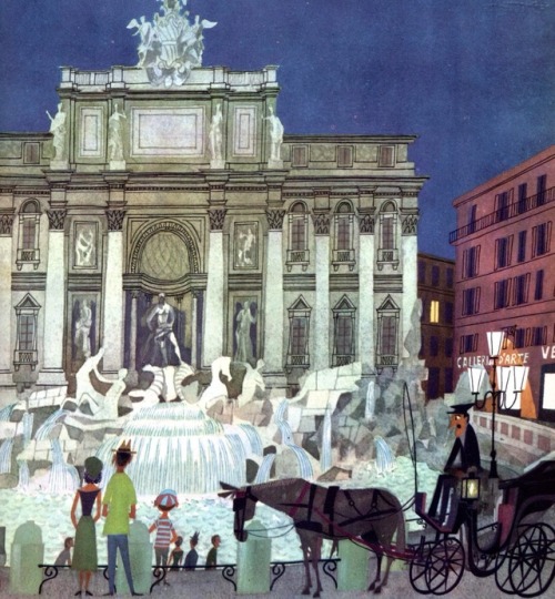 talesfromweirdland:Images from M. Šašek’s This Is Rome (1960). We see the Panthe