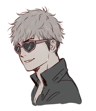 yuki119:  I’ve discovered that if you put sunglasses on Jean, no matter what, he