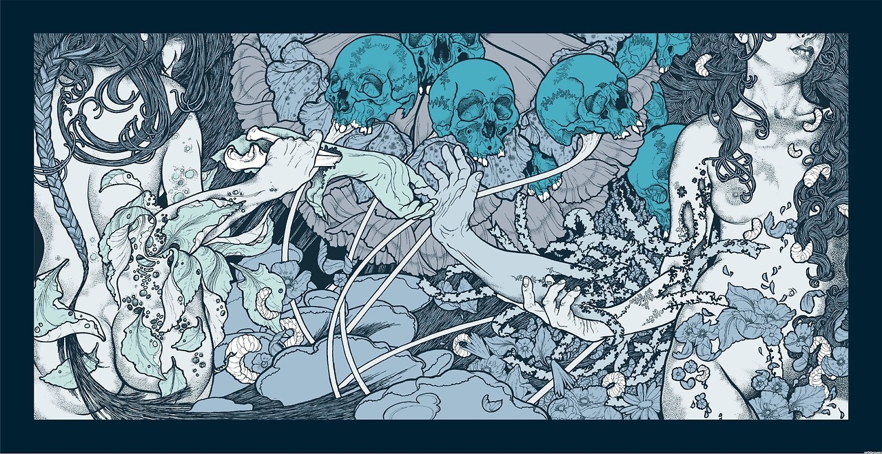 obsessedwithskulls:  Amazing art by John Dyer Baizley. http://aperfectmonster.com/