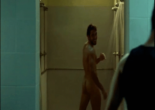myprivatelockerroomblog:  famousmaleexposed:     Miguel Ángel Silvestre naked  in “La Distancia” Follow me for more Naked Male Celebs! http://famousmaleexposed.tumblr.com/   Another hot showers scene in movies. Great butt ad dick!