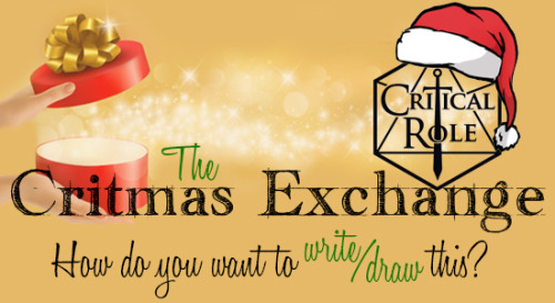  Welcome to Critmas Exchange Season 2021! Nominations for 2021 are NOW OPEN! To nominated, head on o