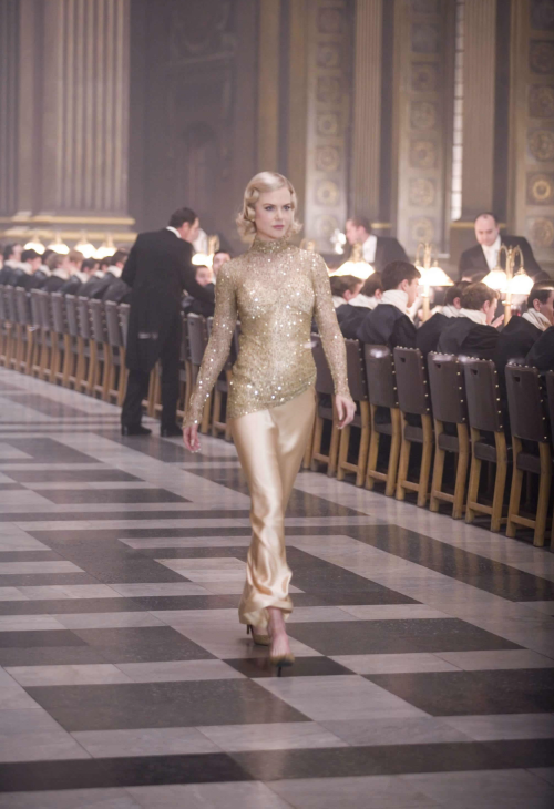 The Golden Compass, 2007Costume design: Ruth Myers handmade gold lace dress with sequin embellishmen