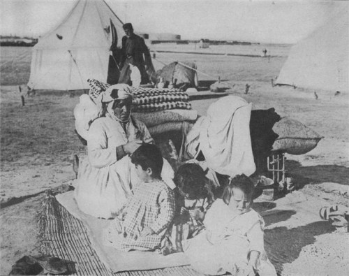 An Armenian refugee camp in Port Said (Egypt) during WW1.