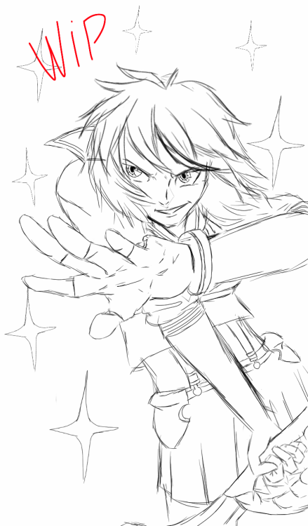 Just the line art of the Ryuko drawing im doing, I’m pretty happy with how its coming out :D Gonna color it after I finish this commision im doing