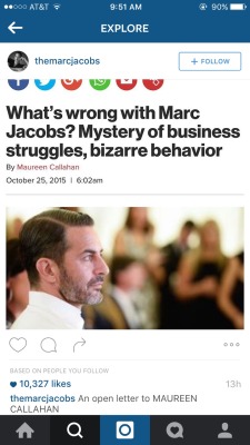 997:  solangeknowle:  melinatedwinter:  sonoanthony:  babyhairbeard:  smidgetz:  illumahottie:  So Marc Jacobs clocked a bitch.  He hit her with the I’m gonna pray for you. 😫  he opened with girl and closed with #youwannacomeforme these antics  “Sincerely