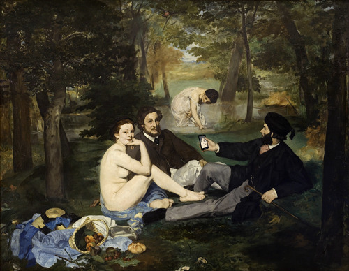 Based on : The luncheon on the grass by Édouard Manet (1862–1863).
ART X SMART Project by Kim Dong-kyu, 2013.