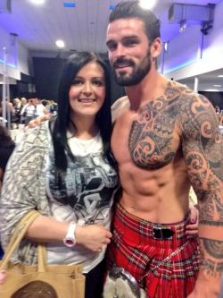 Stuart Reardon Looking Fine In A Kilt!