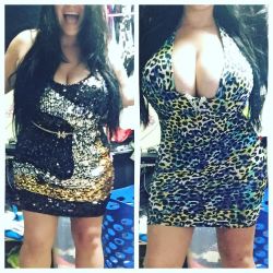 Trying to pick one of these dresses for my shoot tomorrow&hellip;. Help me!!!! #angelinacastro #angelinacastrolive #bbw #boobs #brunette by laangelinacastro