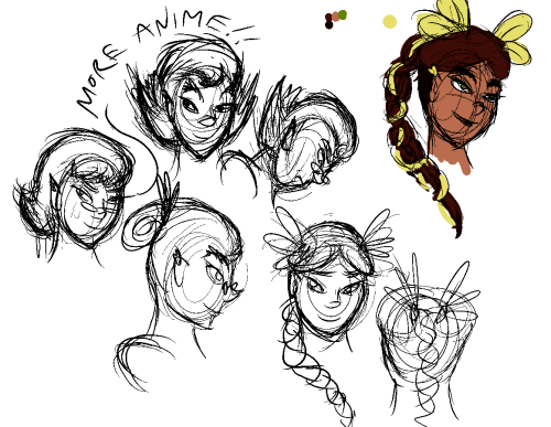 if you ever wondered what my character design process looks like it’s SOMETHING LIKE THISpalom