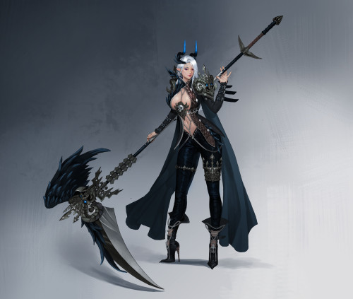 Game Concept Art_Grim File Reaper choe yera https://www.artstation.com/artwork/8lX8Ym