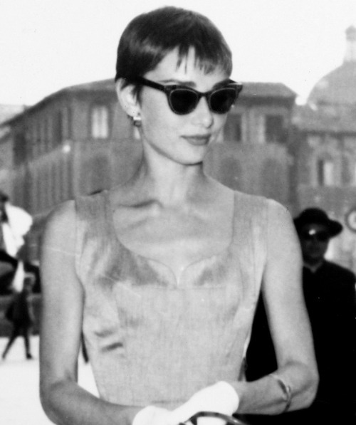  Audrey Hepburn at Florence, circa 1953 