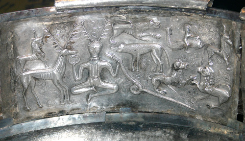 The Gundestrup cauldron  Late La Tène period (c.1st century BC), silver, Gaulish or Thracian origin,