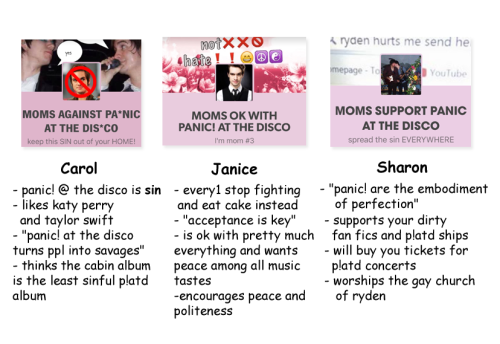 tag yourself as a panic! at the disco mom