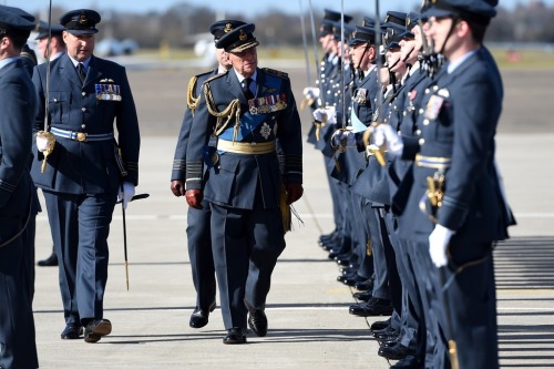 Prince Philip, Duke of Edinburgh presented a new Standard to 32 (TR) Squadron at RAF Northolt on Mar