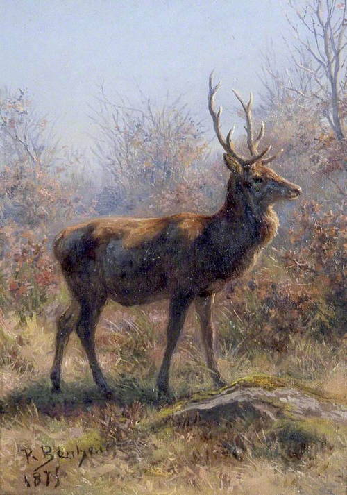 rosa-bonheur: The Stag, 1875, Rosa Bonheur