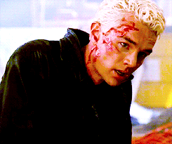 enterwhedonverse:jossist:scoobygangs:Spike’s reaction to Buffy’s death.James Marsters said: “I’ve ne
