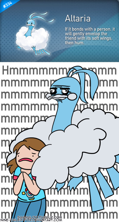 sammaloo:  I was reading summaries in the Pokedex.Pokemon is so freaking weird. 