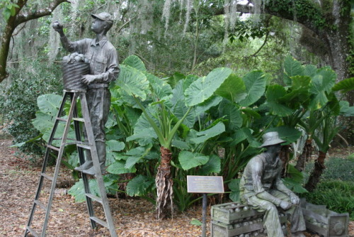 “Citrus Workers”, by William Ludwig. Leu Gardens, Orlando, FL