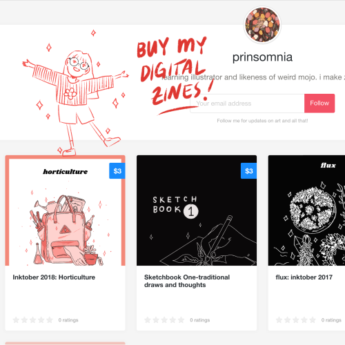 prinsomnia:i recently added more digital zines in my gumroad shop! if you are outside the ph or look