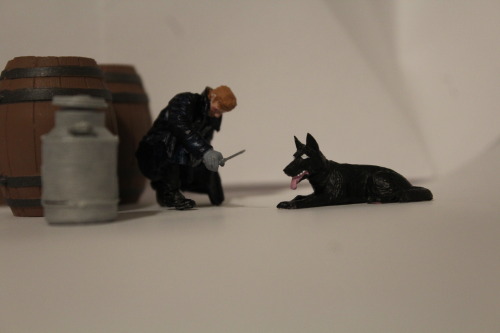 Made some more The Terror models: Hickey, Irving, Hodgson and Neptune the dog.