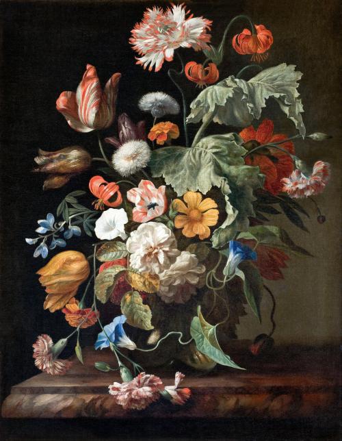 feuerschutz:Flowers of the Renaissance and Baroque / Blumen der Renaissance und des Barocks.The imag