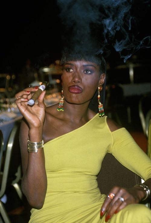 Grace Jones, circa 1990.