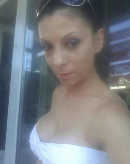 realitybabesexposed:  Romanian MILF pop.cristina exposes those nice plastic melons @ her public FB account