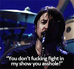 firstchapterofwisdom:  playwithkitty:  &lt;3   God I love the foo fighters 