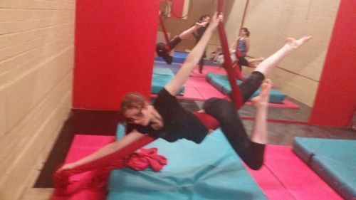 lyliajane:  Seriously blurry but more silks fun!!