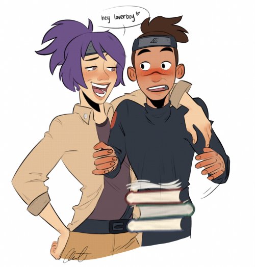 spacedandii: ppl keep writing anko teasing iruka for having a crush on kakashi and it lives rent fre