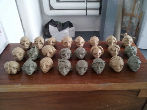 Heads For Puppets. Soon, My Puppet Heads, Soon.