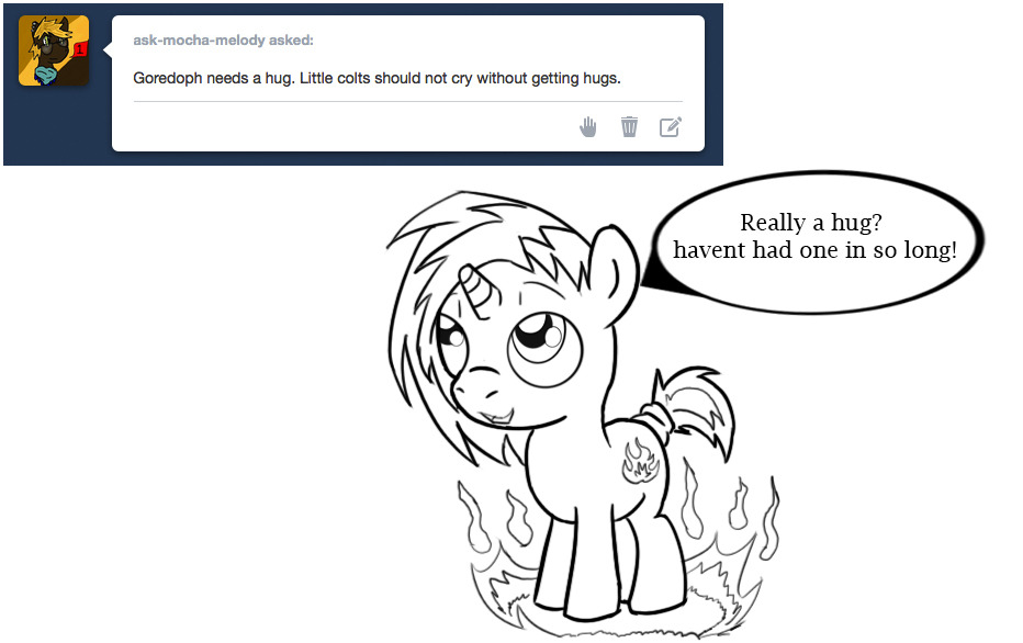taboopony:   though its usually soup before i get to eat it  Poor lil guy ;w;
