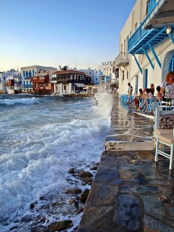 bluepueblo:   Seaside, Mykonos, Greece photo