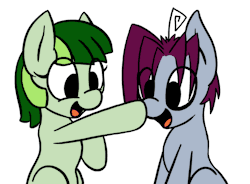 xenithion:  Touch the Face Since the last ask from quarium-mod, I made this (I am going to choose rebloggers of the original ask-post at random and edit them into Dainty’s spot later on :3)  X3!