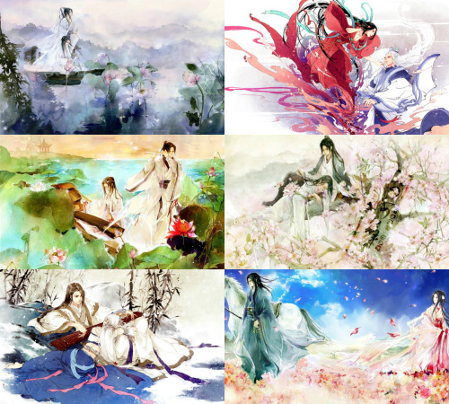 palefirecrowned: A collection of c-novels illustrations. I love the whimsical beauty of these, enjoy