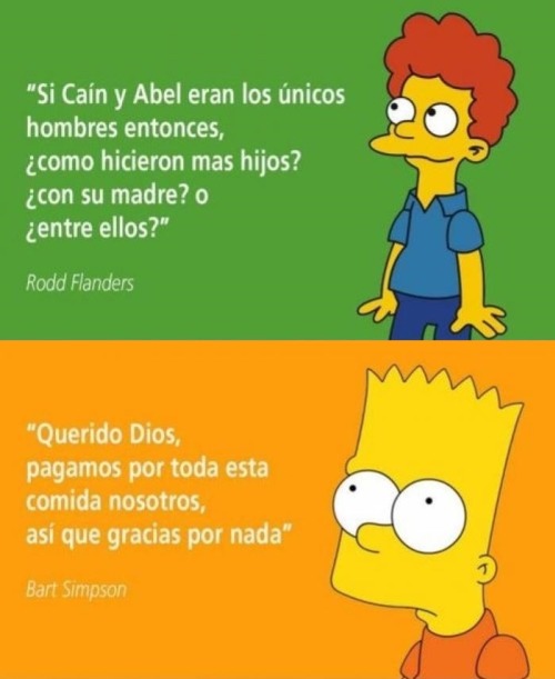 Fly with me:Recopilación de las mejores frases ateas de Los Simpsons.Vía: Bazzinga.es