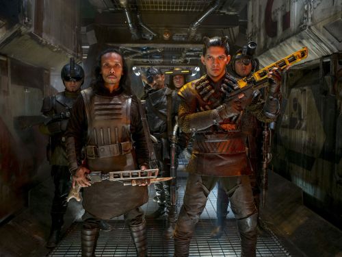 thecybernomicon:The Raid crew in Star WarsNo idea how I didn’t notice them first time around