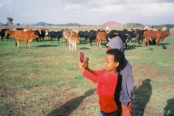 chialliyah:  Cuties taking selfies with my iPhone.  Kuriftu, Ethiopia 