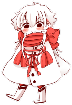 sailorpalin:  its still coldim still upso shiroba in some kind of winter wear too